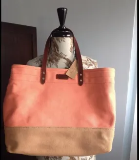 Cole Haan Jitney Canvas Color Block Tote – Reversible
