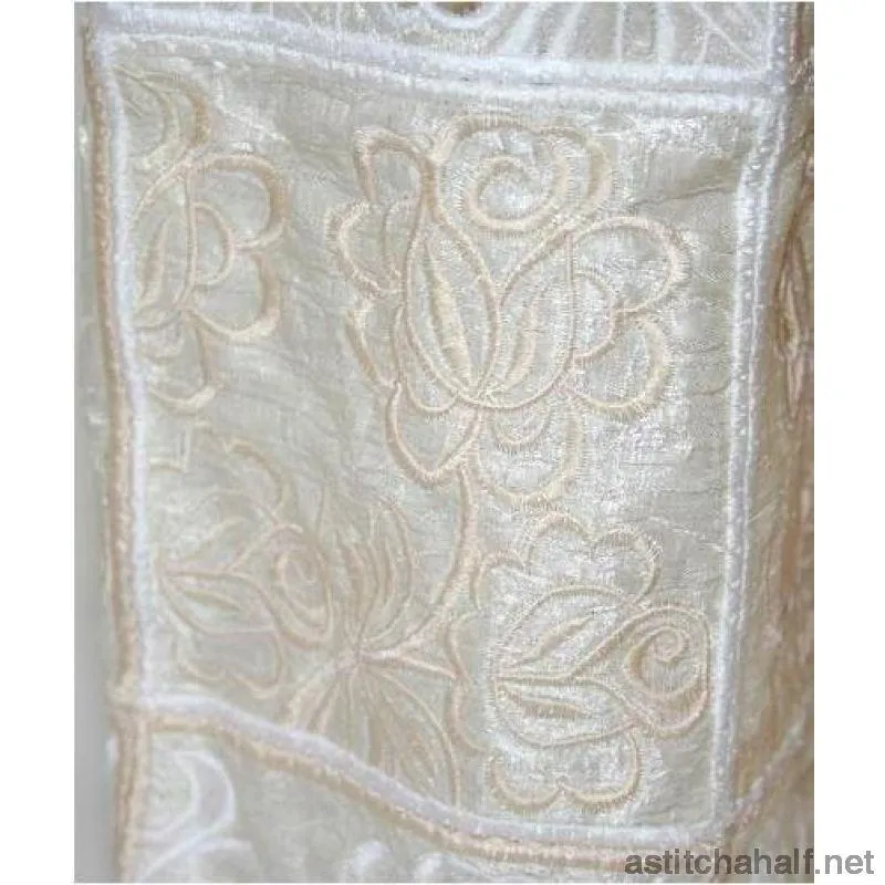 Cutwork Roses Tote Bag