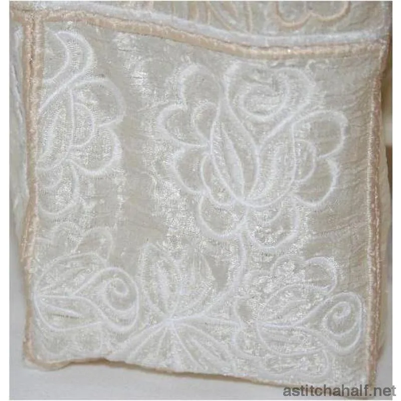 Cutwork Roses Tote Bag