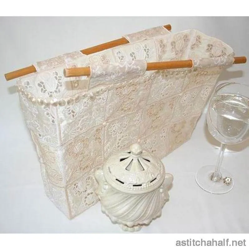 Cutwork Roses Tote Bag