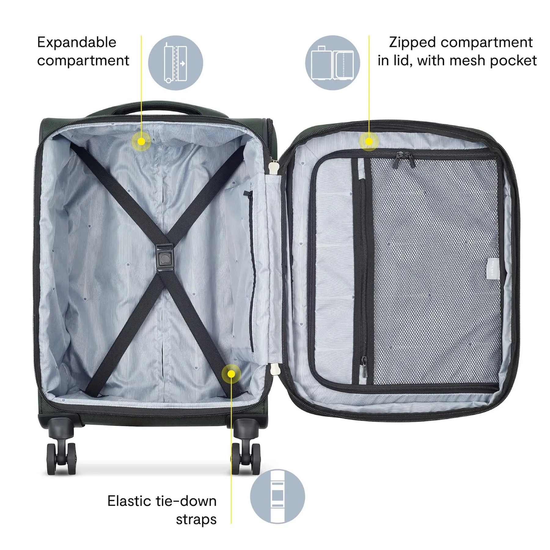 Delsey Sky Max 2.0 Carry-On Expandable Spinner