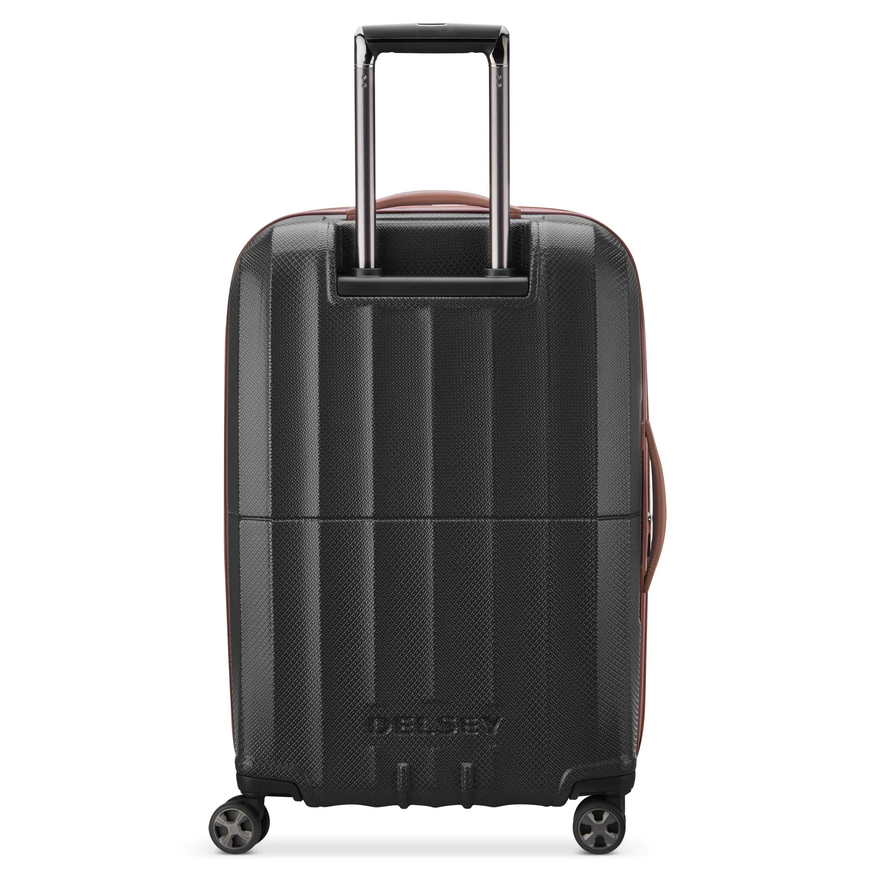Delsey St Tropez Medium Checked Expandable Spinner