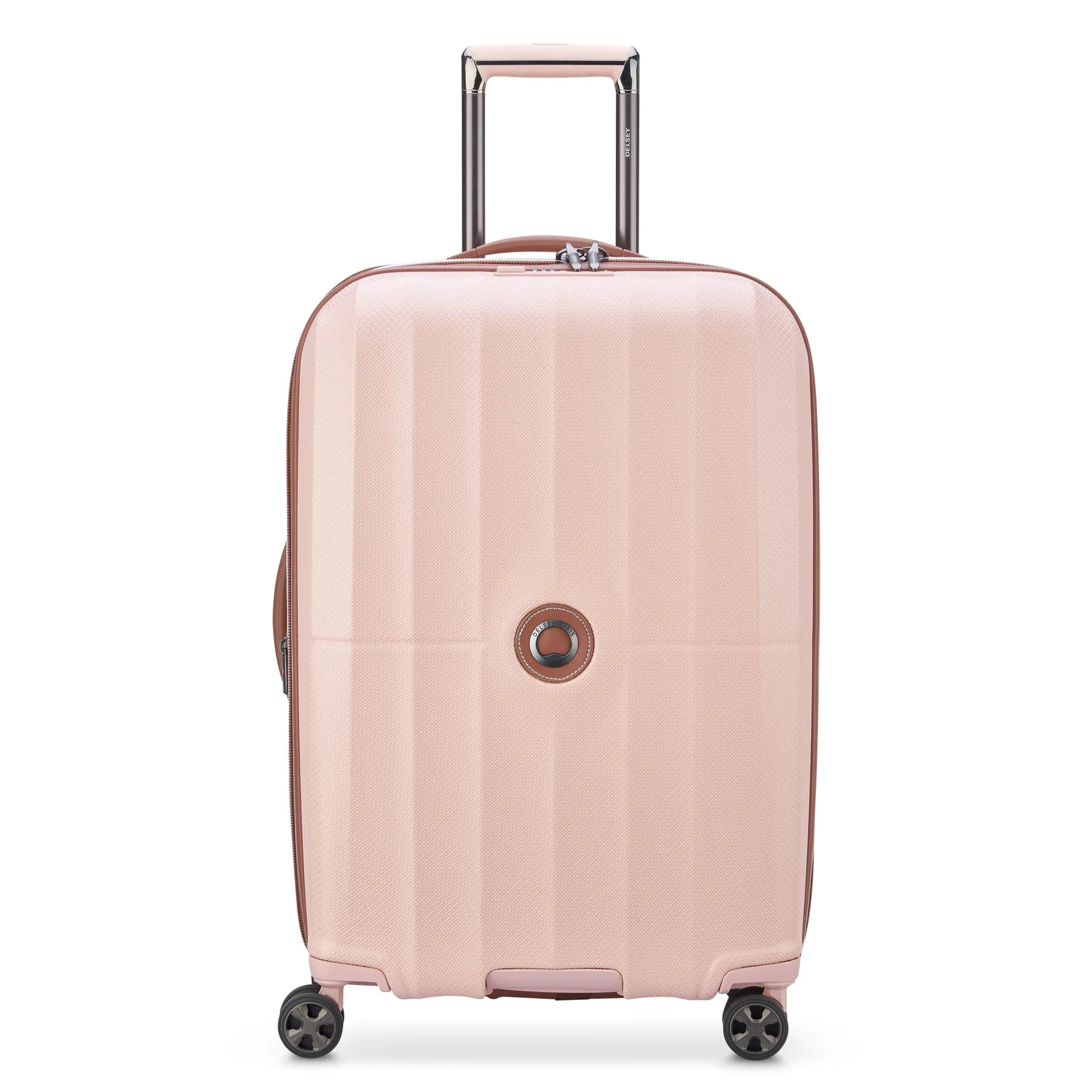 Delsey St Tropez Medium Checked Expandable Spinner