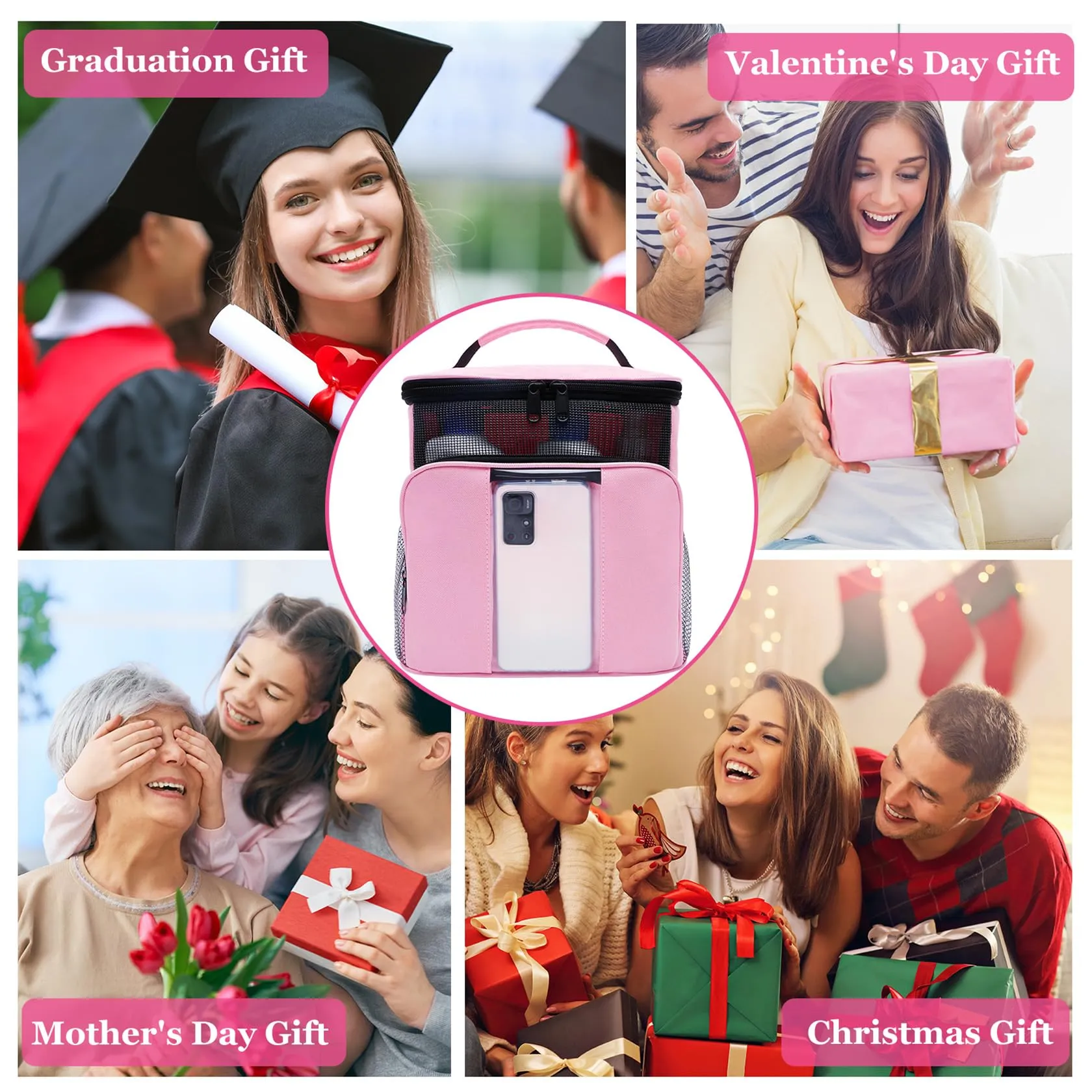 Dorm Room Essentials for College Students Girls,Shower Caddy Portable,College Travel Cruise Ship Essentials Hanging Toiletry Bags for Traveling Women,Shower Bag for Camping,Womens Gifts for Christmas