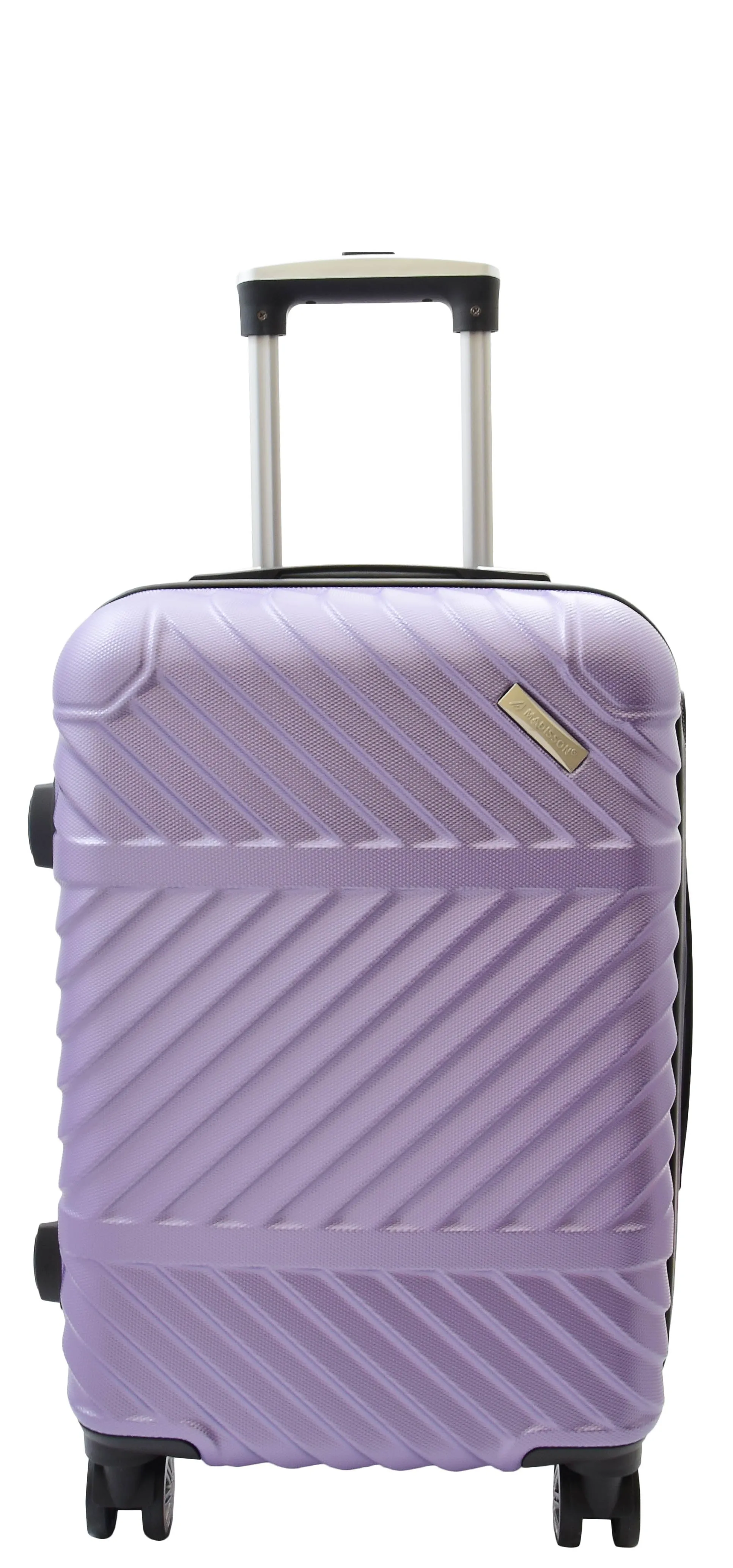DR497 Hard Shell Four Wheel Luggage Digit Lock Purple