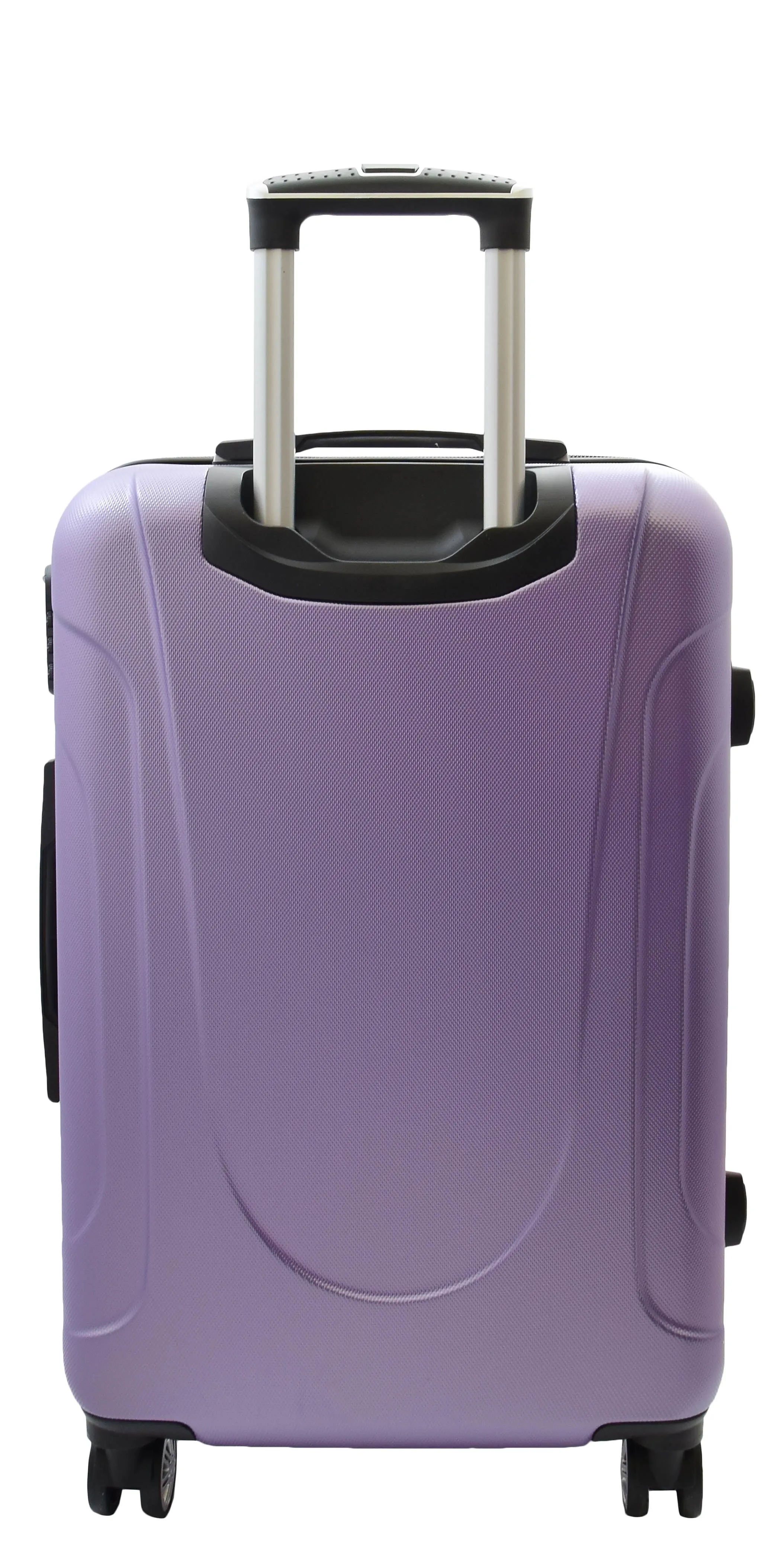 DR497 Hard Shell Four Wheel Luggage Digit Lock Purple