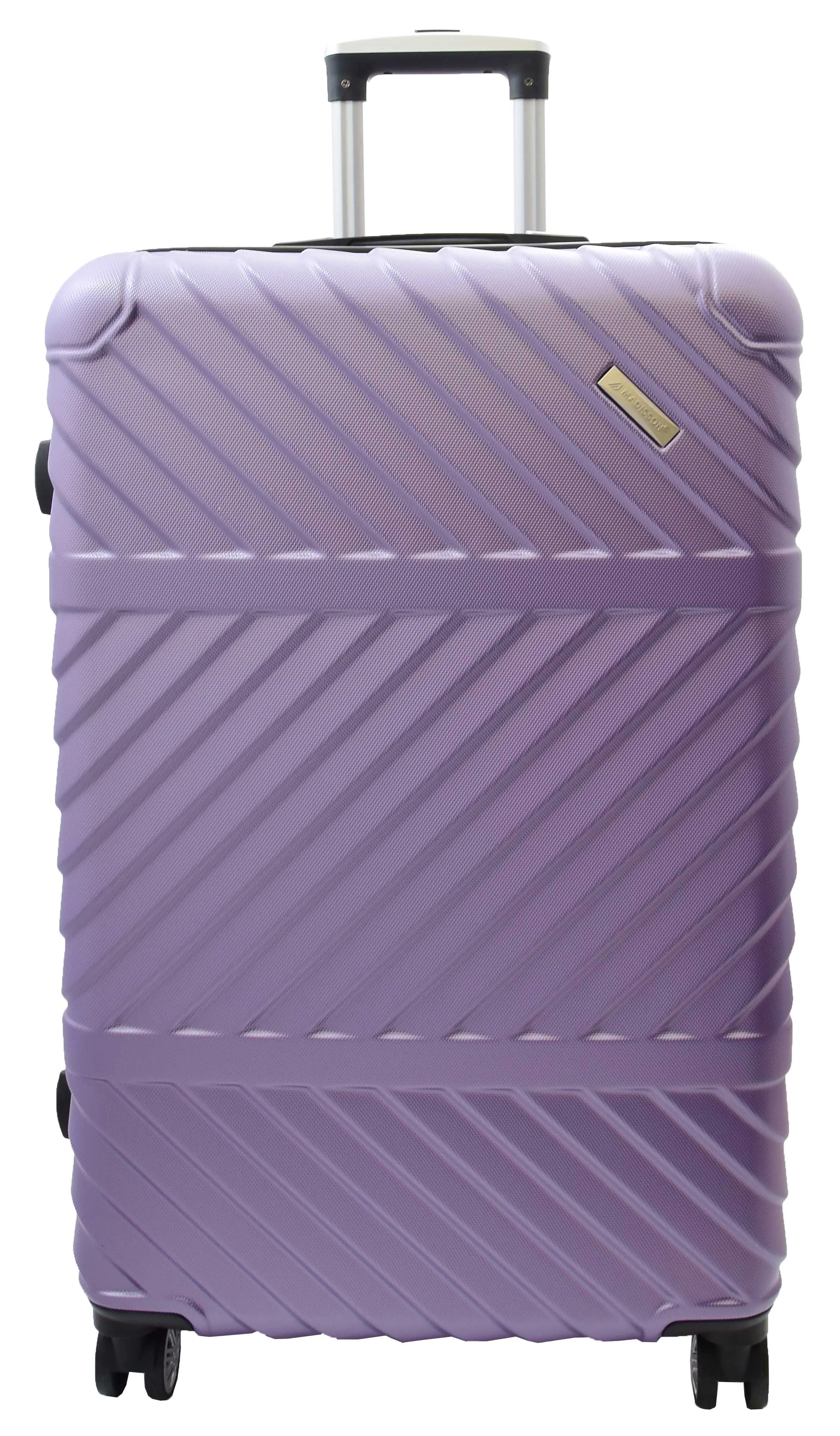 DR497 Hard Shell Four Wheel Luggage Digit Lock Purple