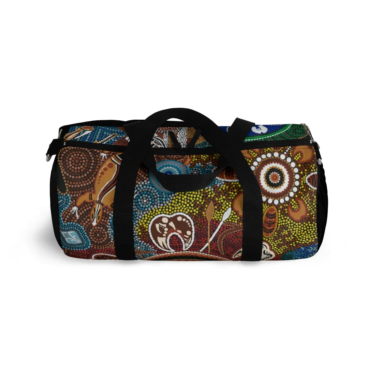Duffle Bag Contemporary Aboriginal Art Designed Print