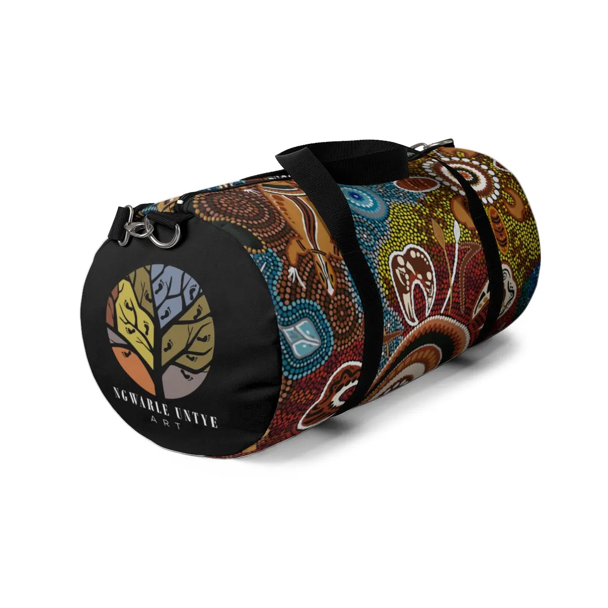 Duffle Bag Contemporary Aboriginal Art Designed Print