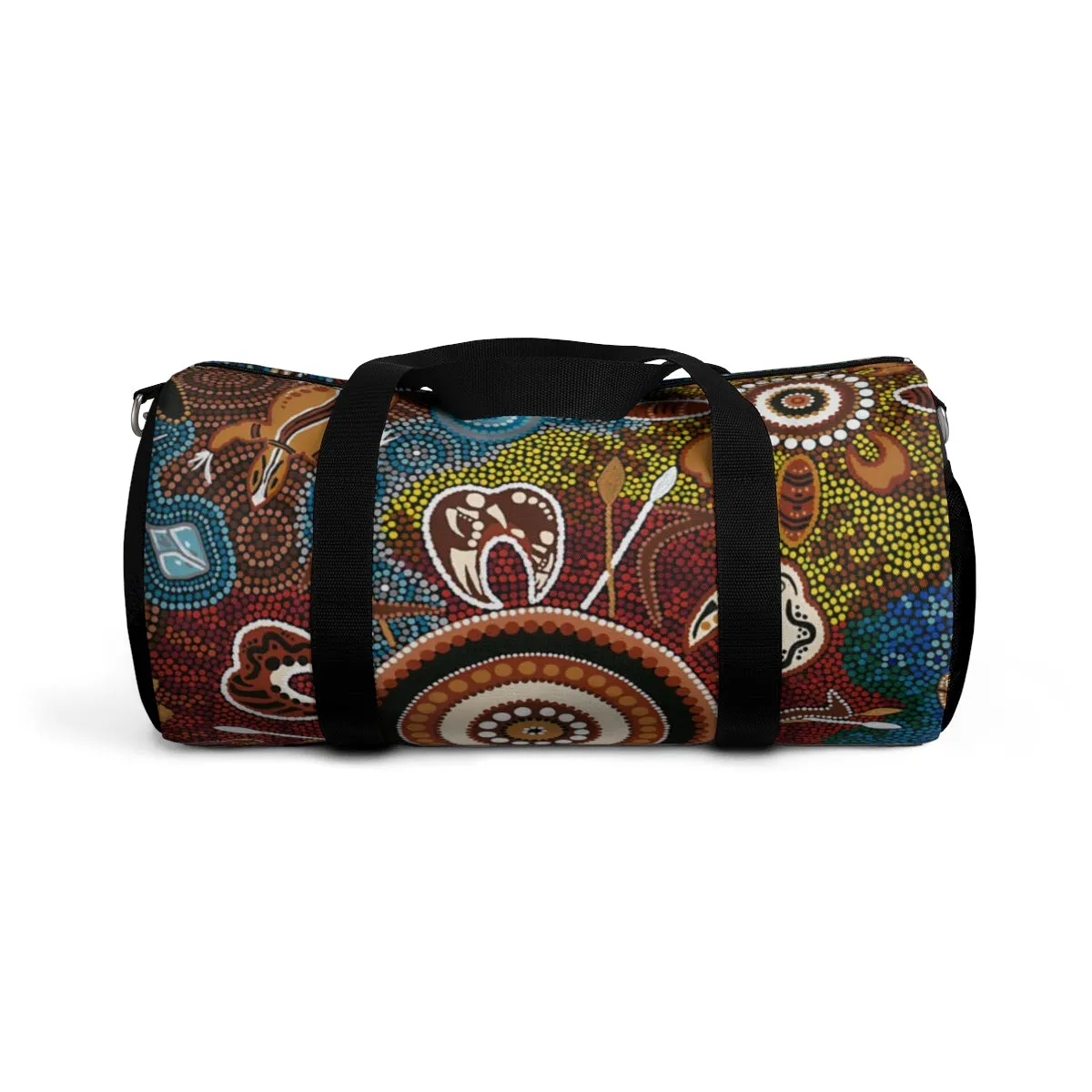 Duffle Bag Contemporary Aboriginal Art Designed Print