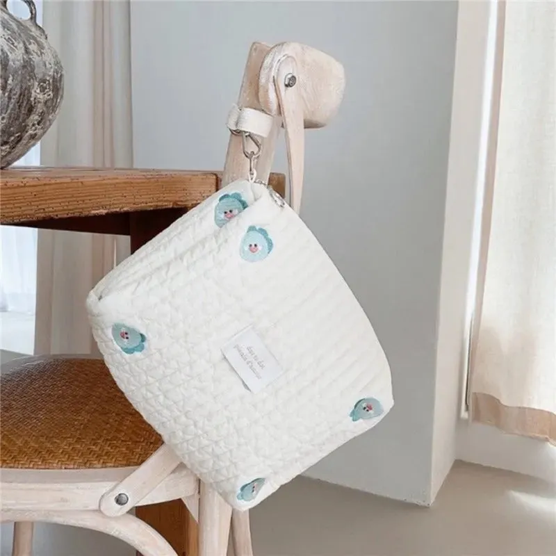 Embroidered Pattern Baby Stroller Organizer Bags
