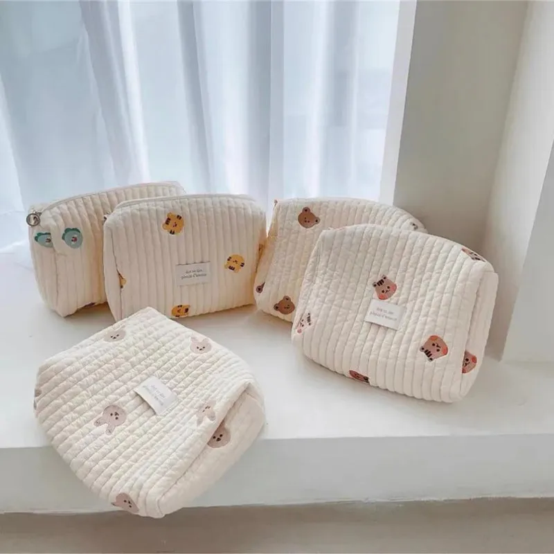 Embroidered Pattern Baby Stroller Organizer Bags