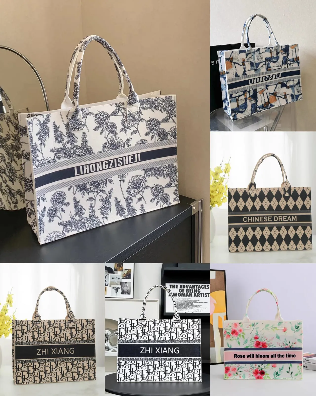 Felt Tote Bags for Women