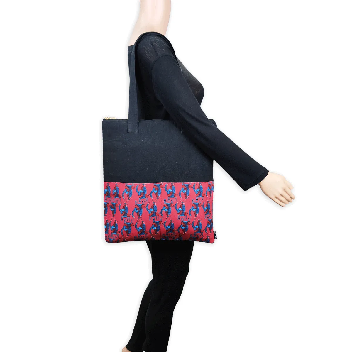 Gond Tote Bag- Red Deer