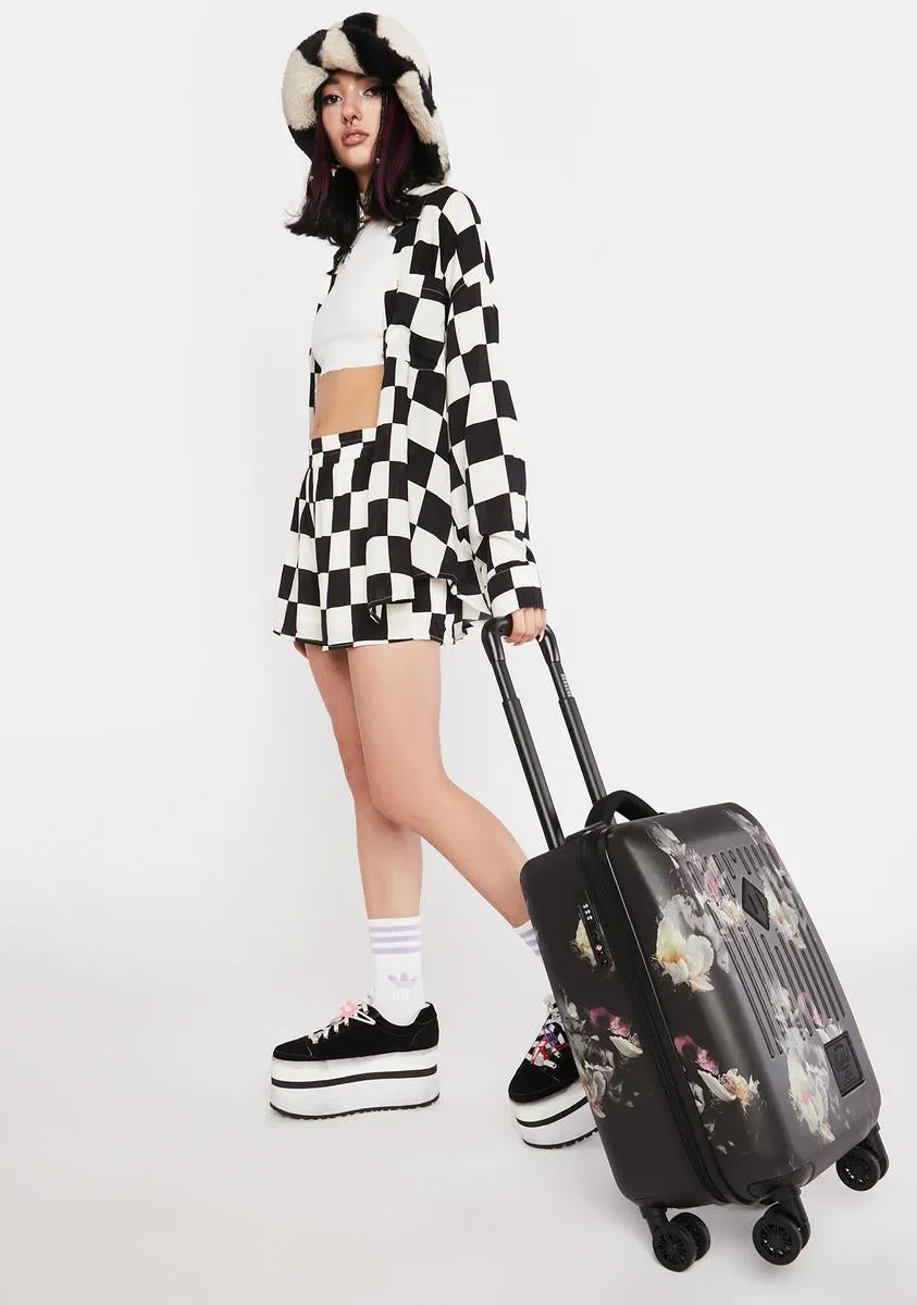 Gothic Floral Trade Carry-On Suitcase