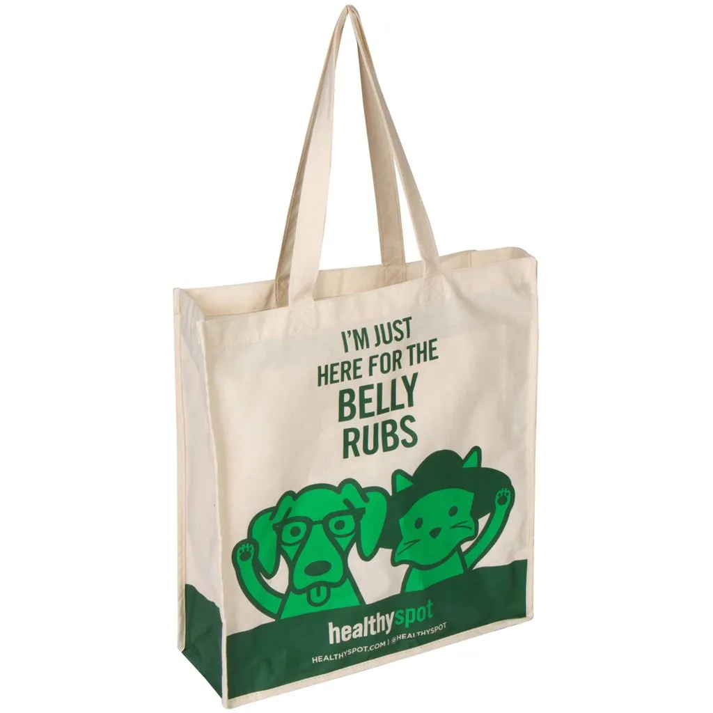 Healthy Spot Cotton Canvas Tote Bag - 15"x5"x16"x5"