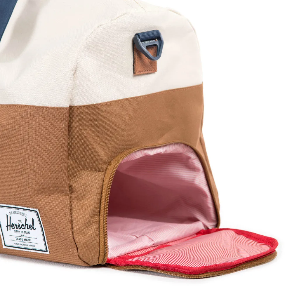 Herschel Supply Lonsdale Duffel Bag - Caramel, Natural, Navy
