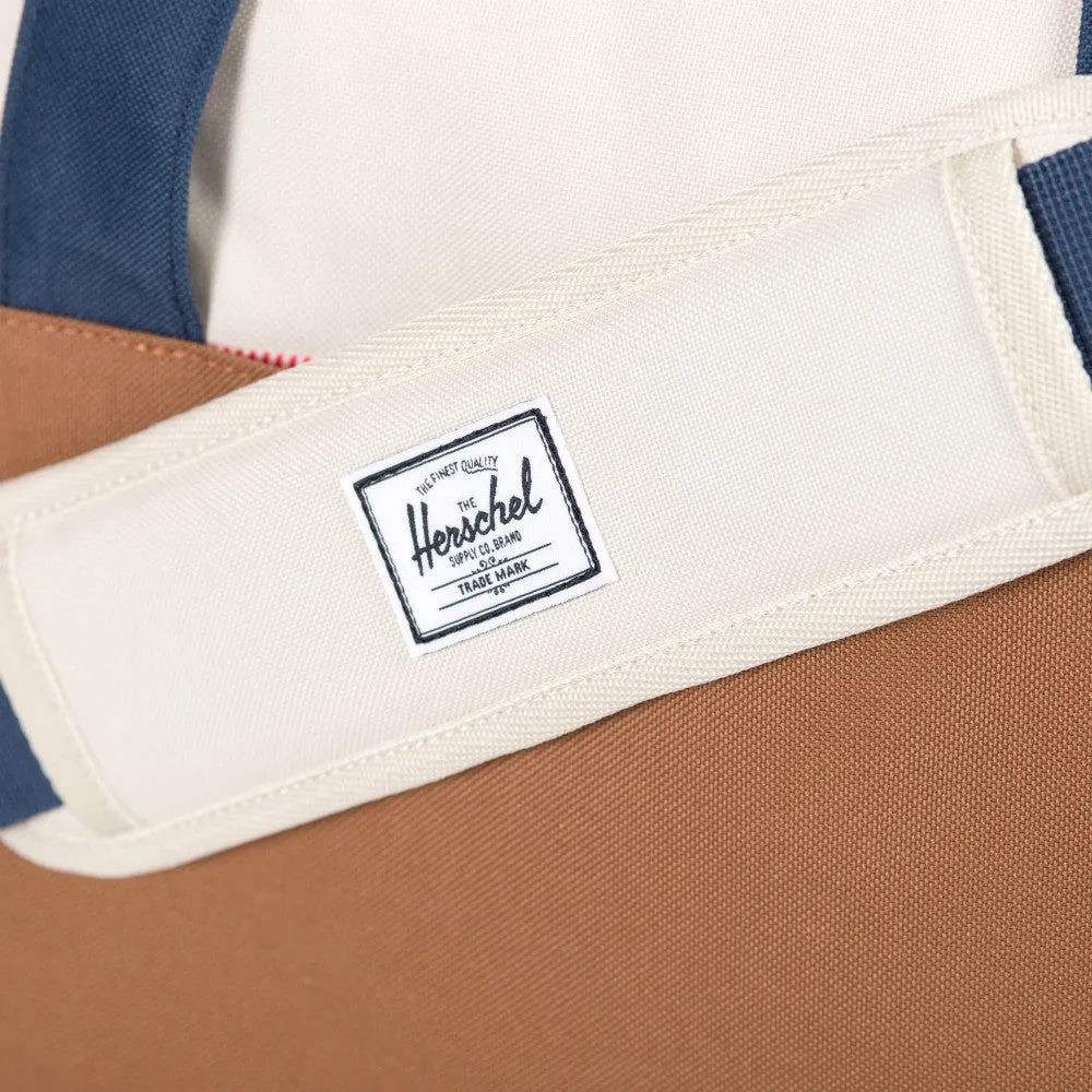 Herschel Supply Lonsdale Duffel Bag - Caramel, Natural, Navy