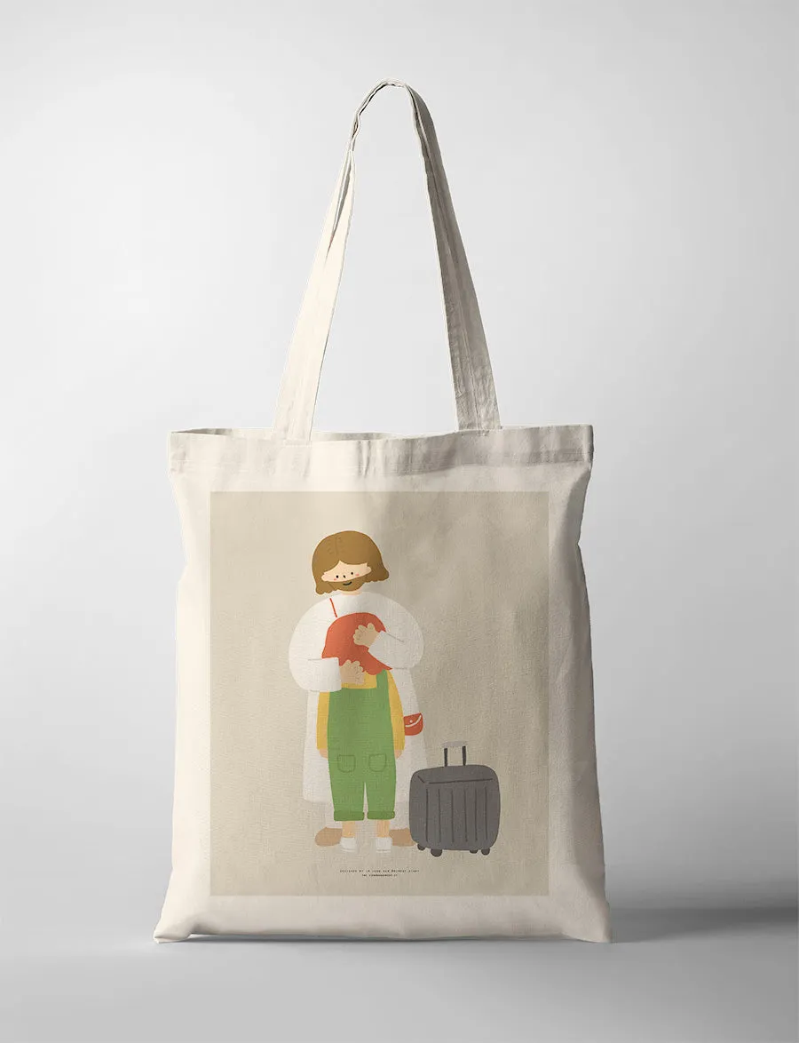 He's Your Travel Buddy {Tote Bag}