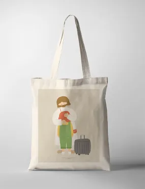He's Your Travel Buddy {Tote Bag}