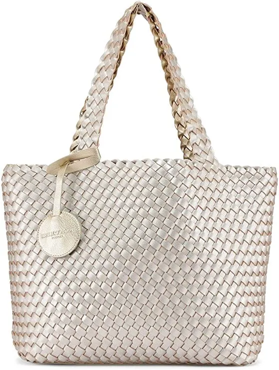 ILSE JASOBSEN Tote Bag Platino Silver