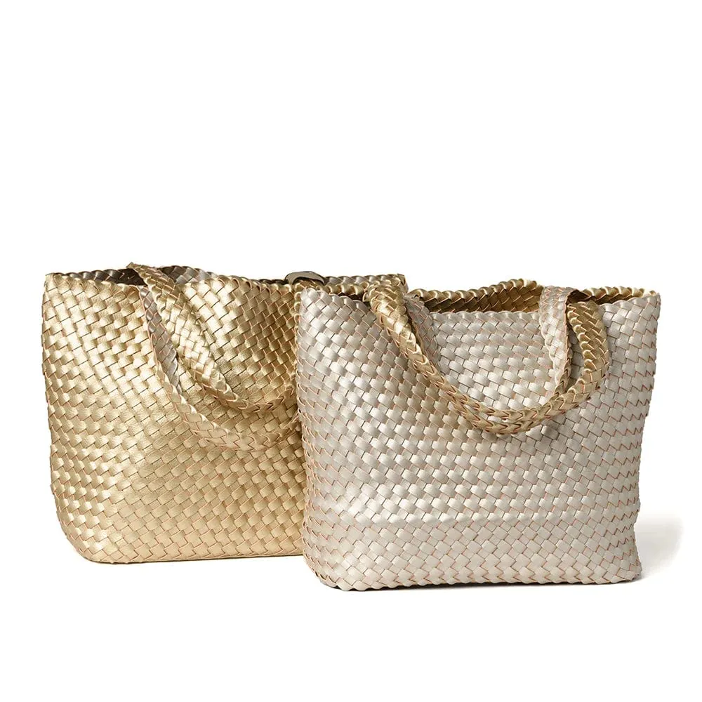 ILSE JASOBSEN Tote Bag Platino Silver