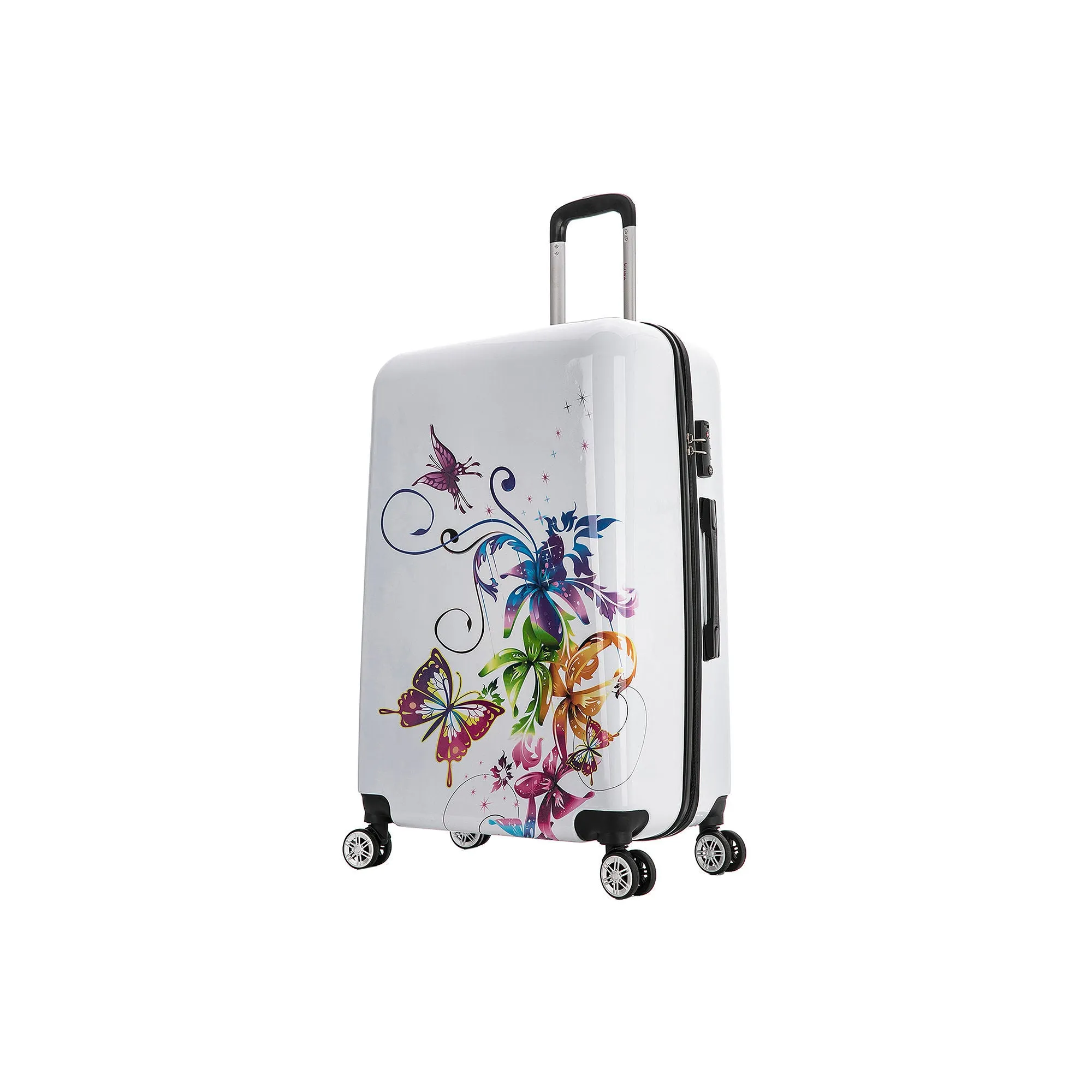 Inusa Fusion 28" Hardside Lightweight Luggage - WHITE ONE SIZE