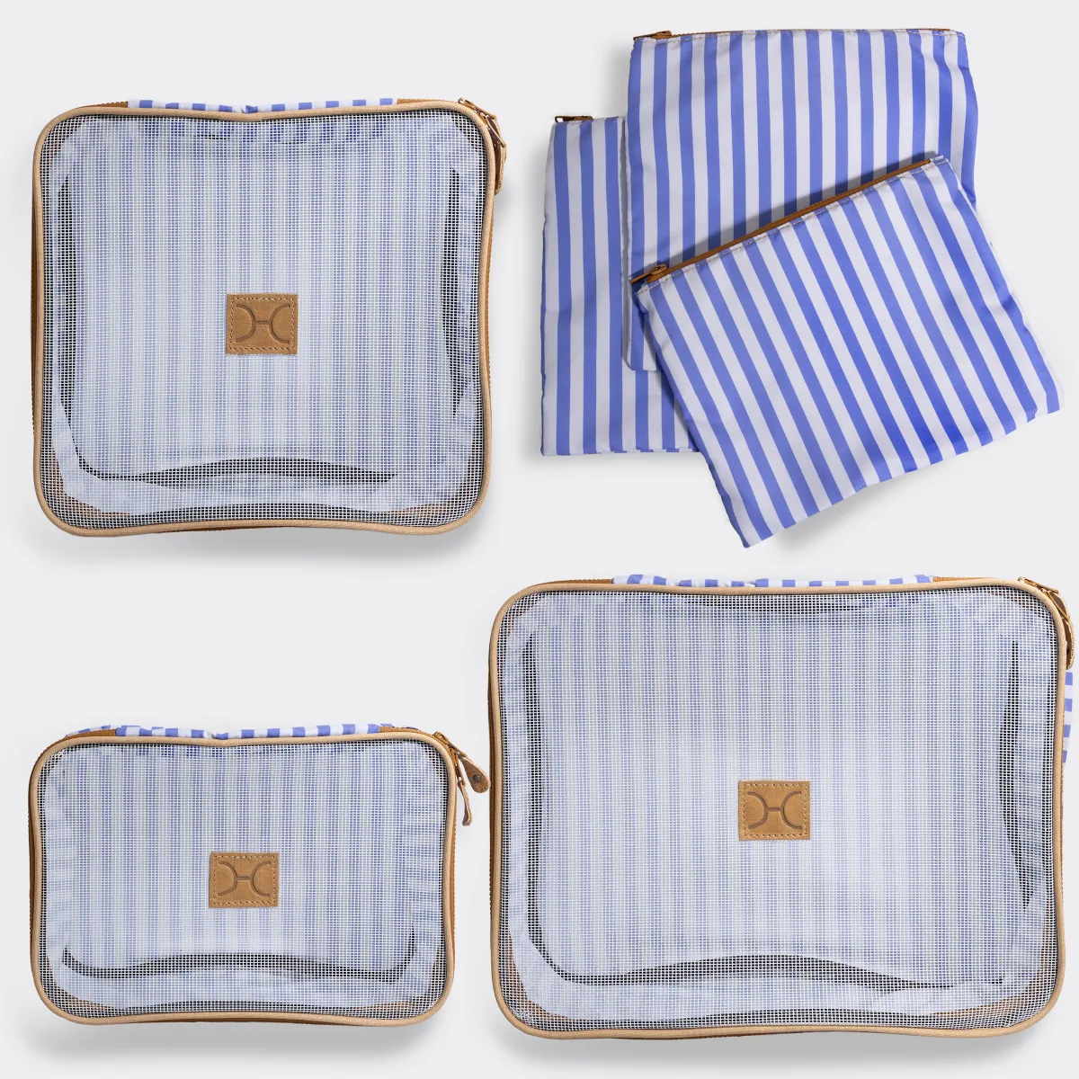 Kids Travel Luggage Organizer Pods 6 piece set | Linear Jet