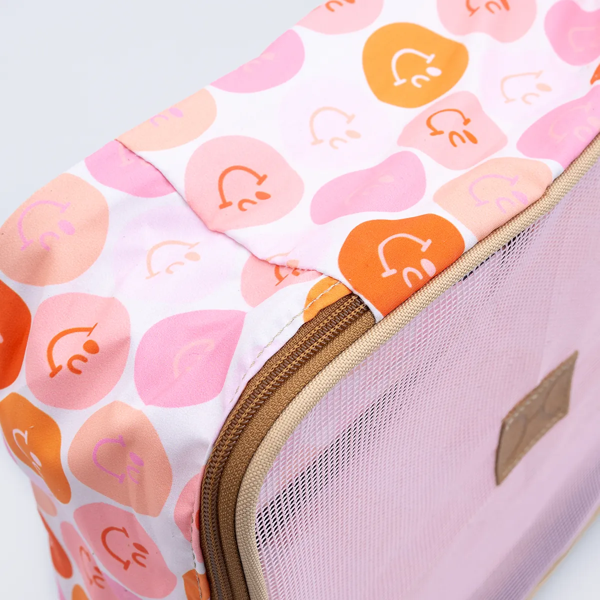 Kid's Travel Luggage Organizer Pods 6 piece set | Smiley Blush