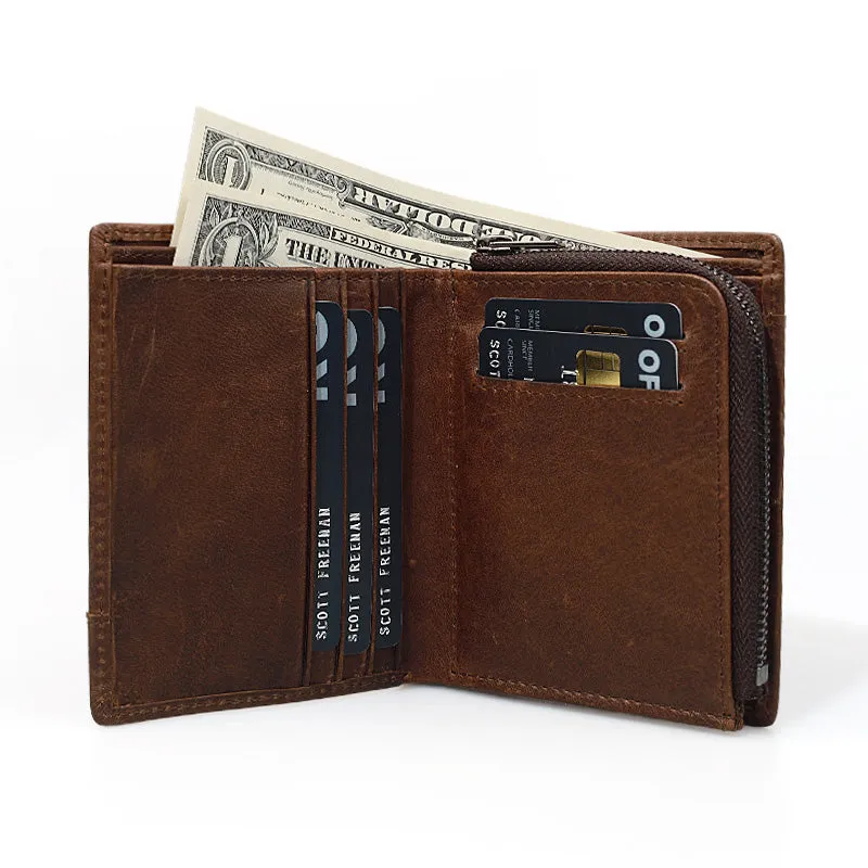 Large Capacity Leather Wallet