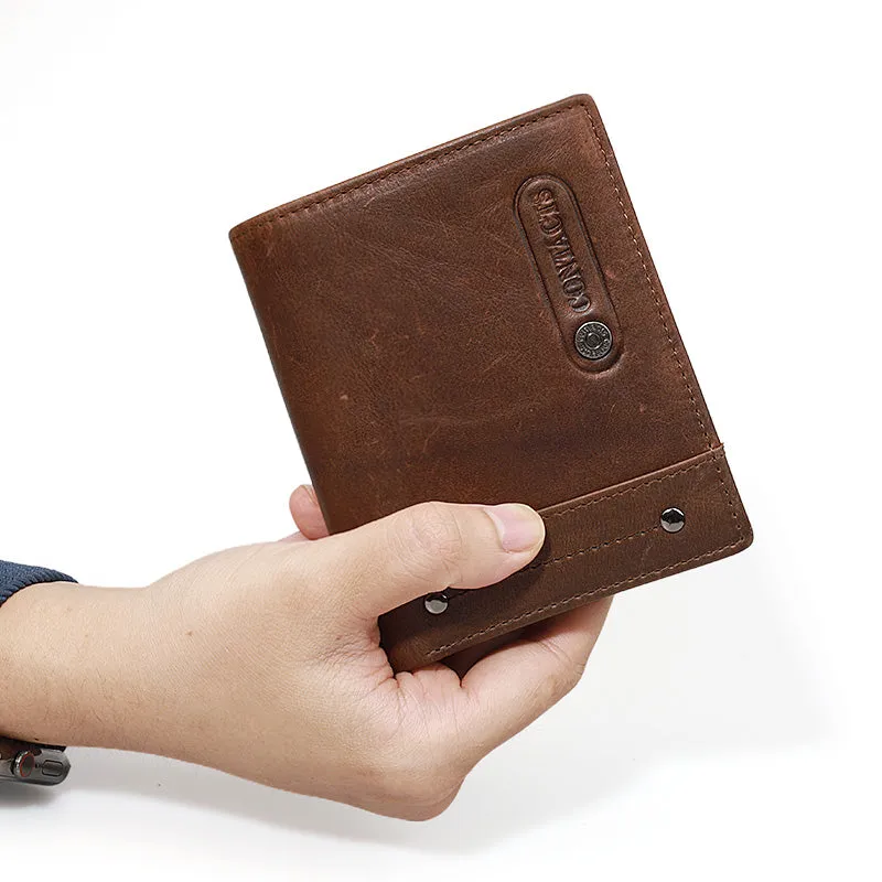 Large Capacity Leather Wallet