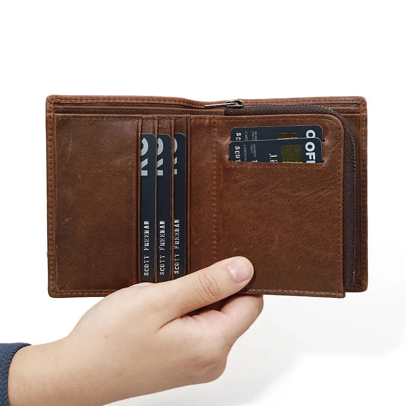 Large Capacity Leather Wallet