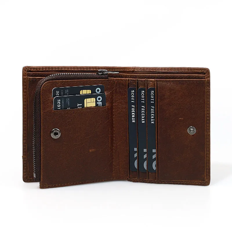 Large Capacity Leather Wallet