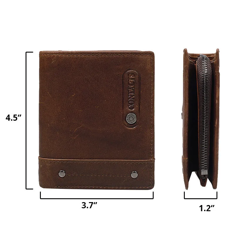 Large Capacity Leather Wallet