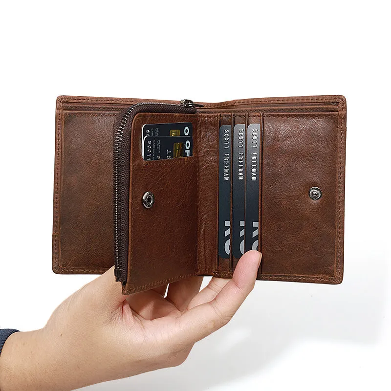 Large Capacity Leather Wallet