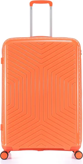 Large Polypropylene Hard Shell Suitcase PP20- Orange