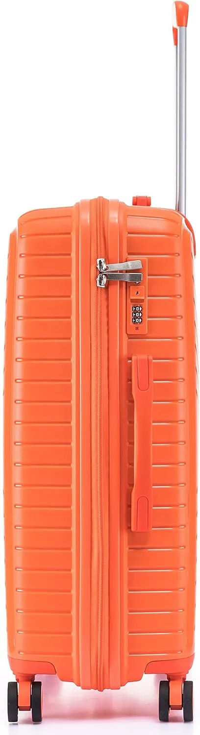 Large Polypropylene Hard Shell Suitcase PP20- Orange