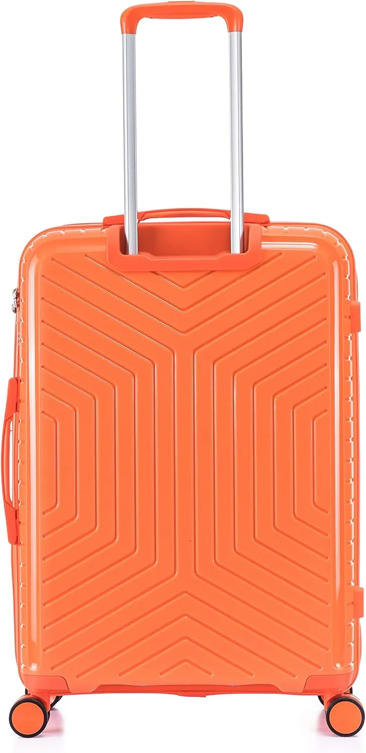 Large Polypropylene Hard Shell Suitcase PP20- Orange