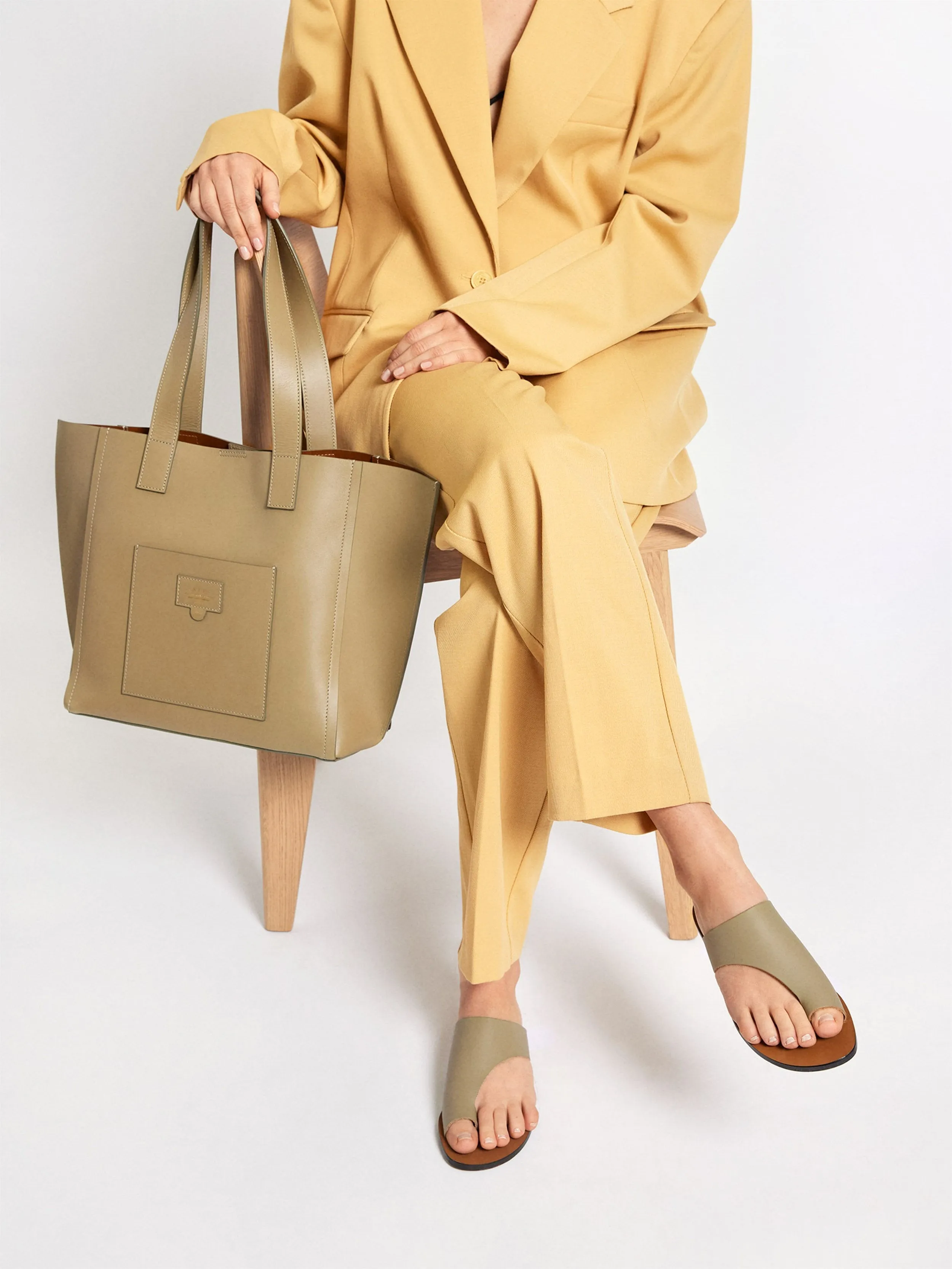 Lunano Sage Green Tote Bag