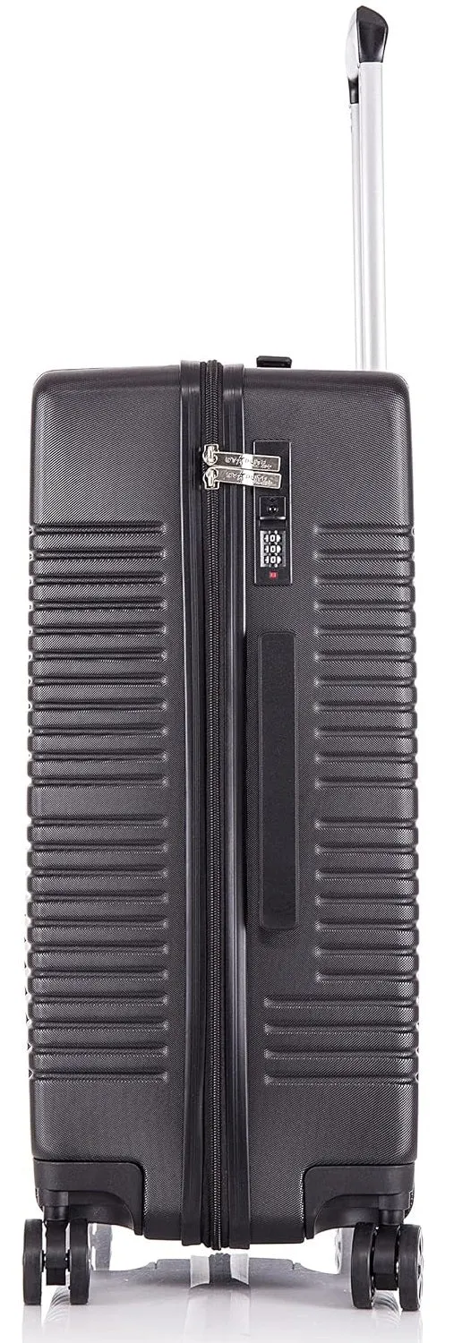 Medium ABS-30 Lightweight Hard Shell Suitcase - Black