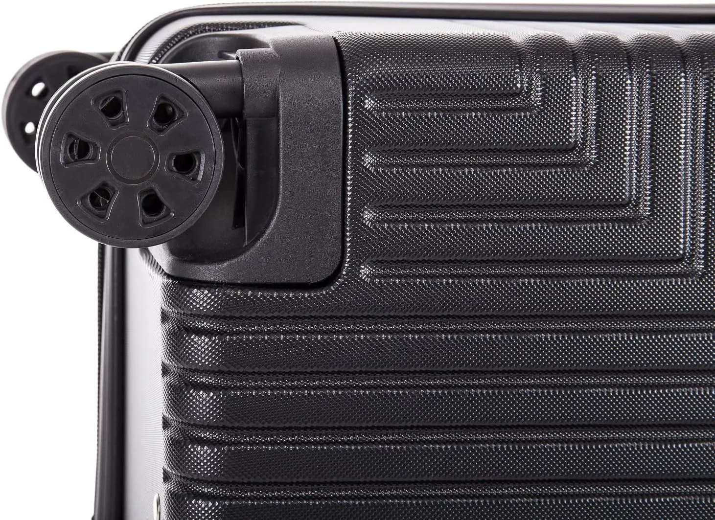 Medium ABS-30 Lightweight Hard Shell Suitcase - Black