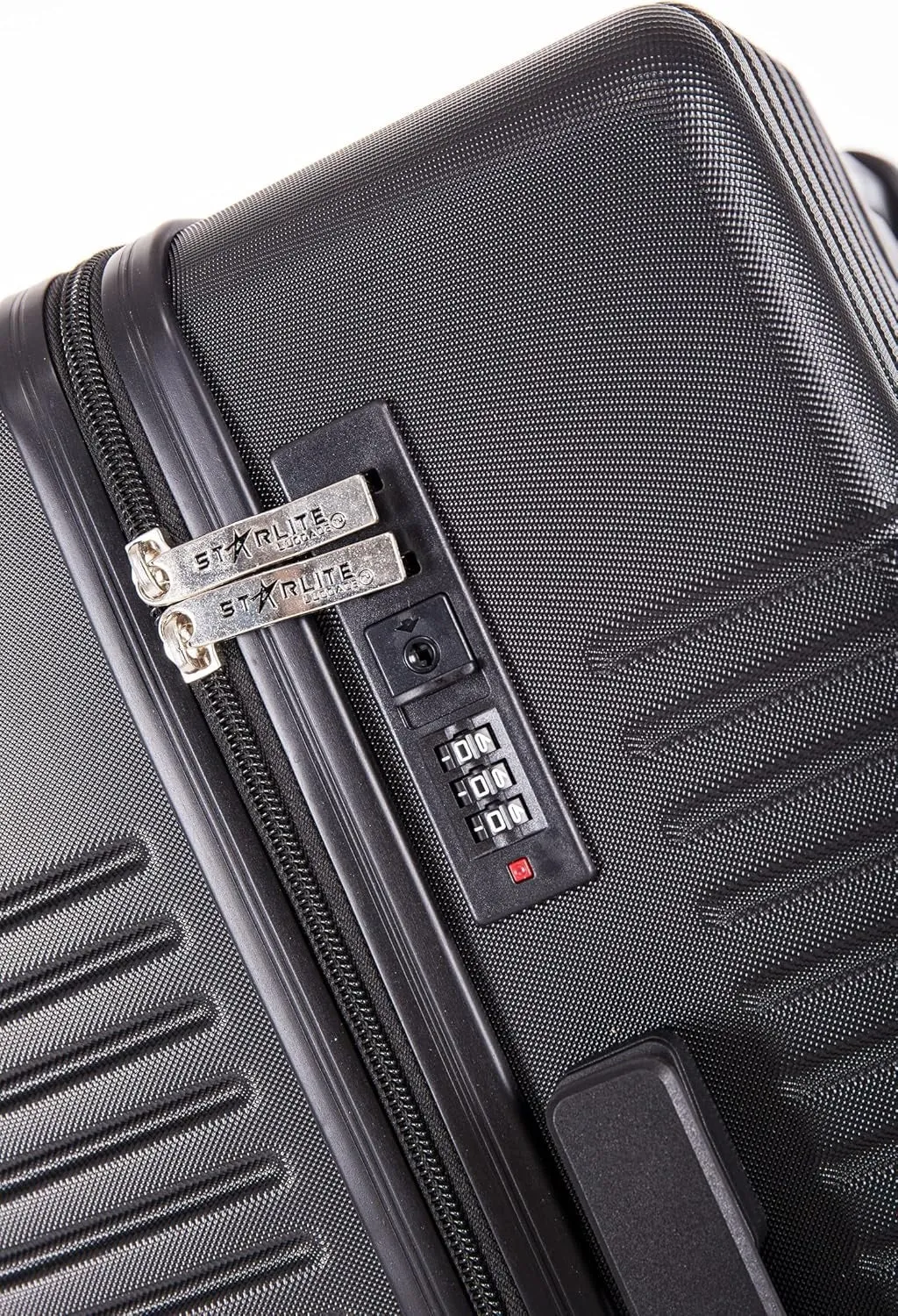 Medium ABS-30 Lightweight Hard Shell Suitcase - Black
