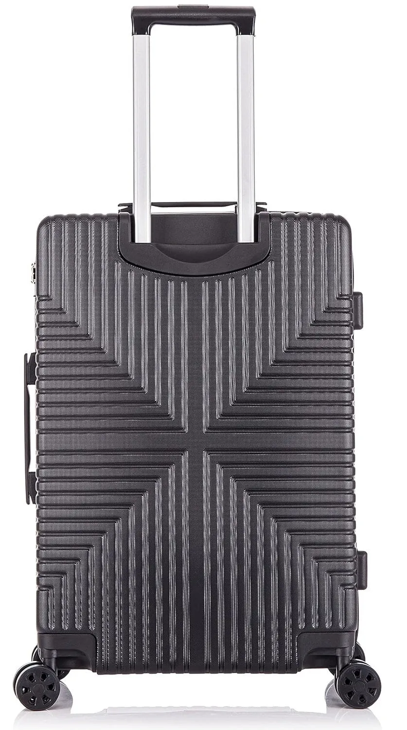 Medium ABS-30 Lightweight Hard Shell Suitcase - Black