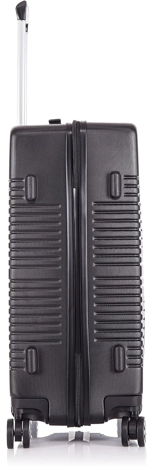 Medium ABS-30 Lightweight Hard Shell Suitcase - Black