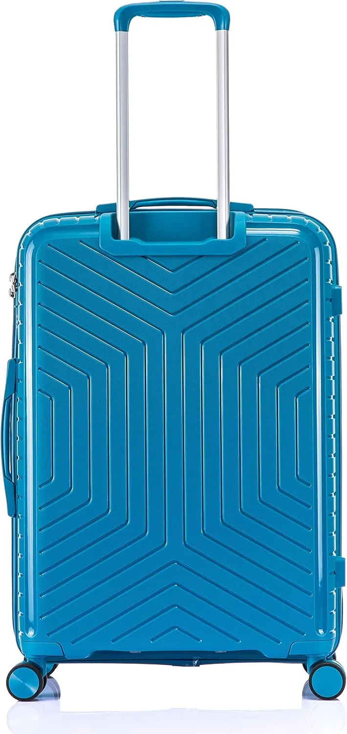 Medium Polypropylene Hard Shell Suitcase PP20- Blue