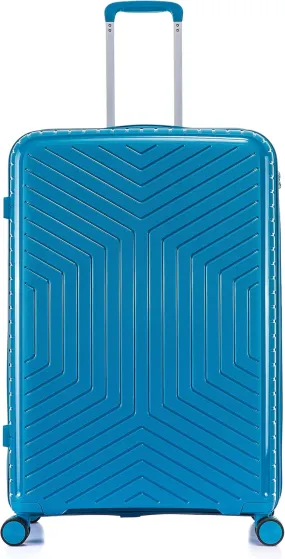Medium Polypropylene Hard Shell Suitcase PP20- Blue