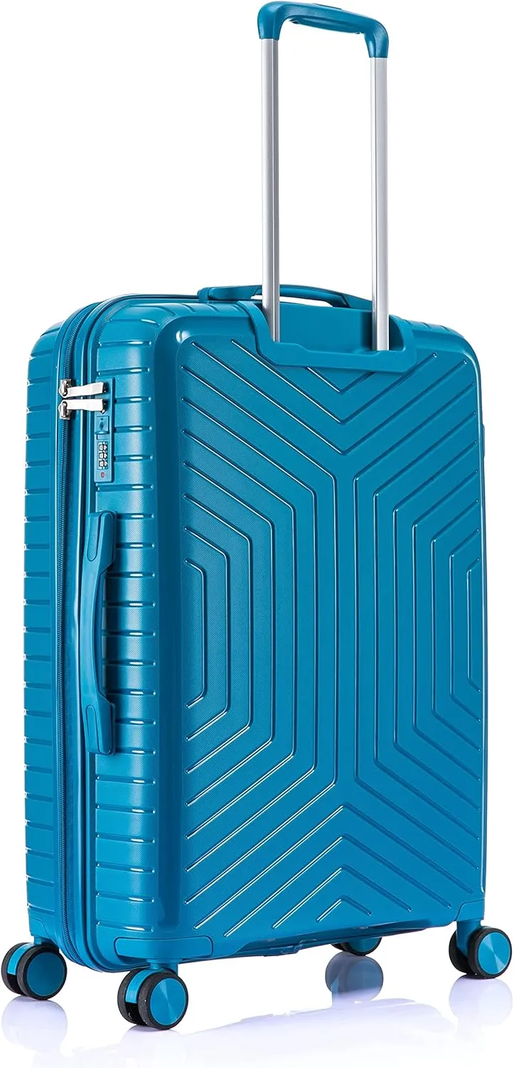 Medium Polypropylene Hard Shell Suitcase PP20- Blue