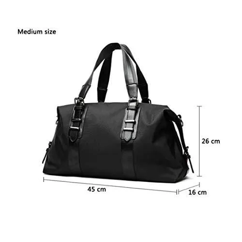 Men's Travel Large Capacity Luggage H bags Oxford Duffle Bags Folding Bag Red tape-Big size