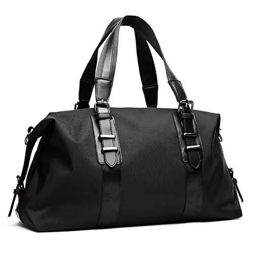 Men's Travel Large Capacity Luggage H bags Oxford Duffle Bags Folding Bag Red tape-Big size