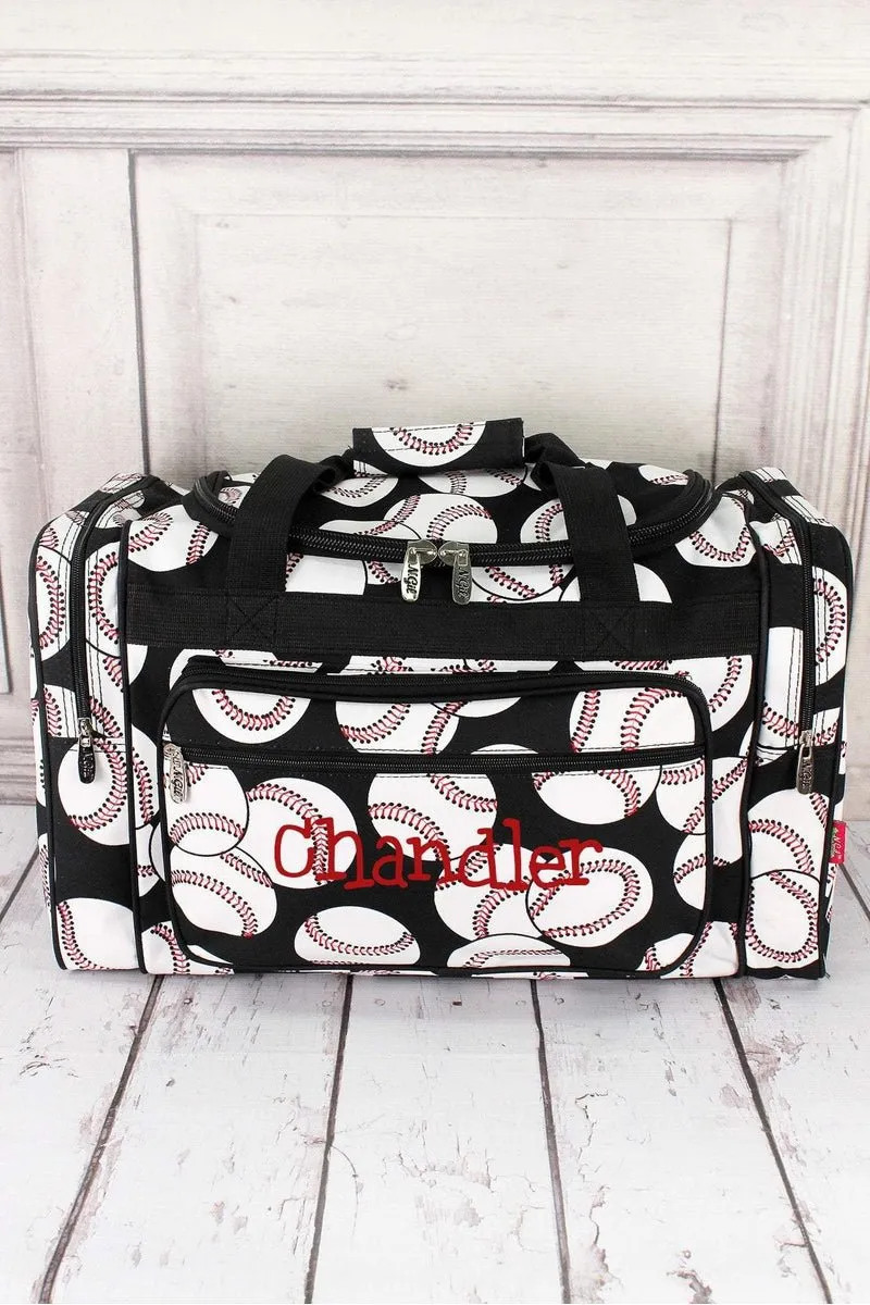 NGIL Baseball Duffle with Black Trim 20"